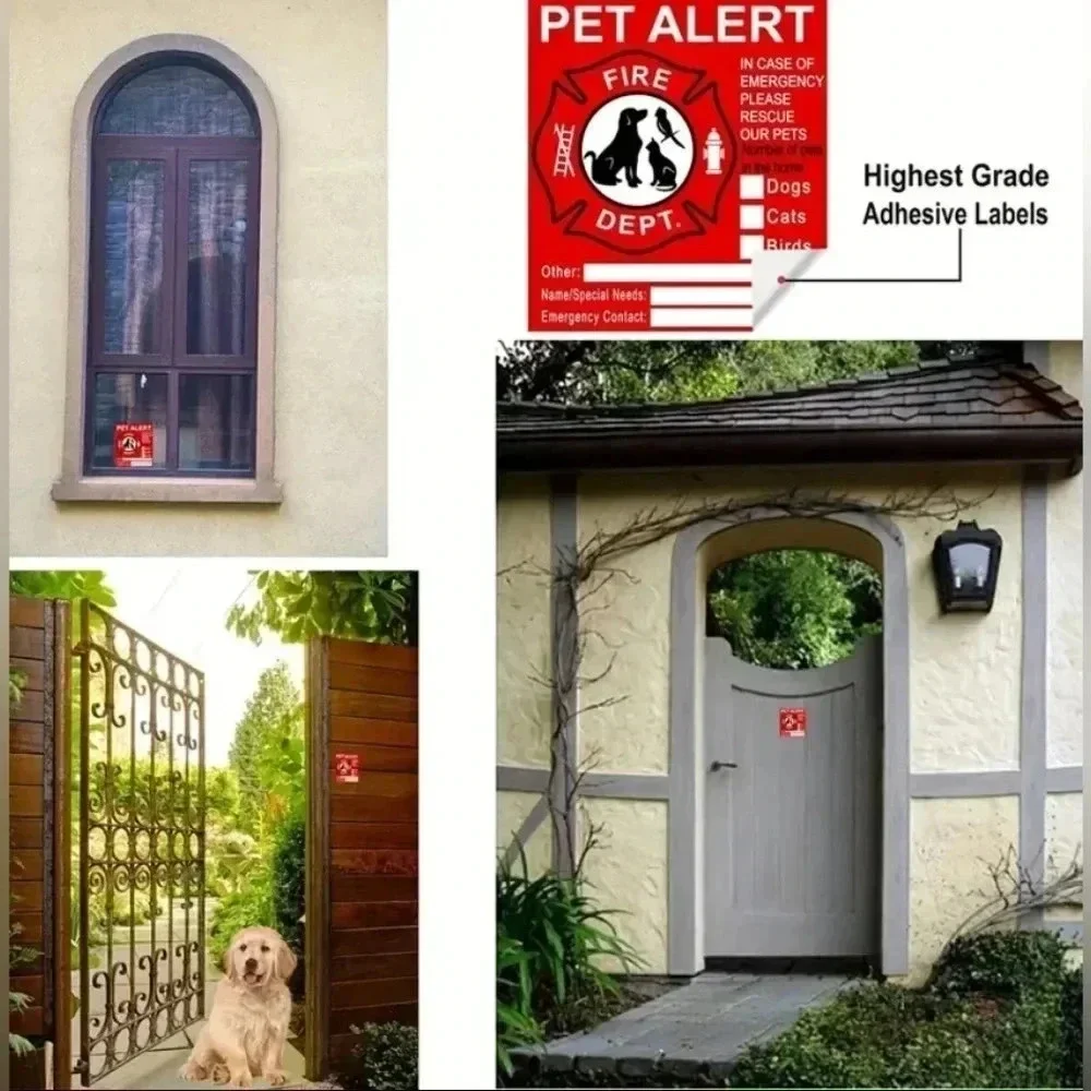 Pet Alert First Responder Alert Sticker - Picture 4 of 5